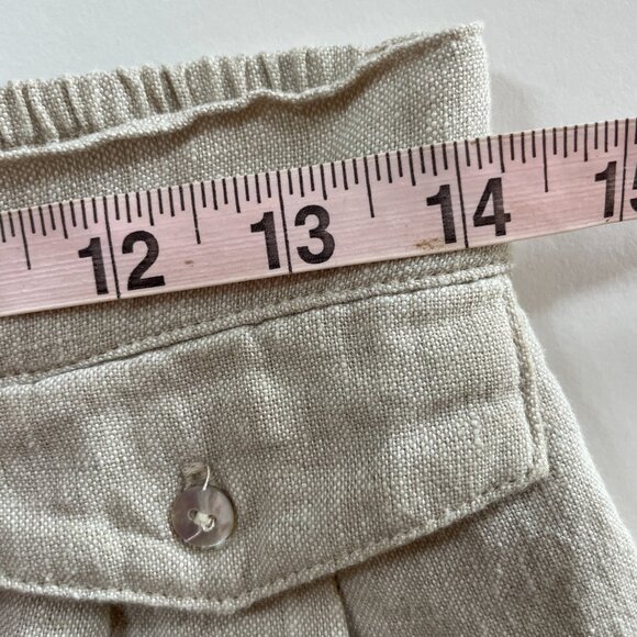 Anthropologie x Sovere Linen Wide Leg Pleated Pants Trousers Small 4-6 - Picture 14 of 16
